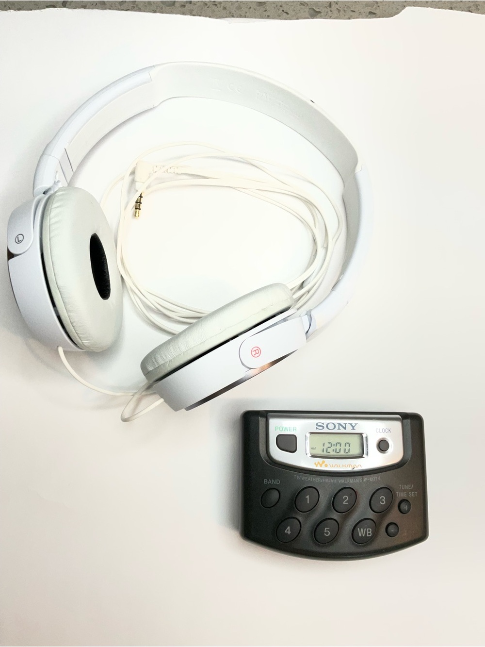 Sony Walkman SRF-M37W Portable Radio Weather AM FM Working No Clip